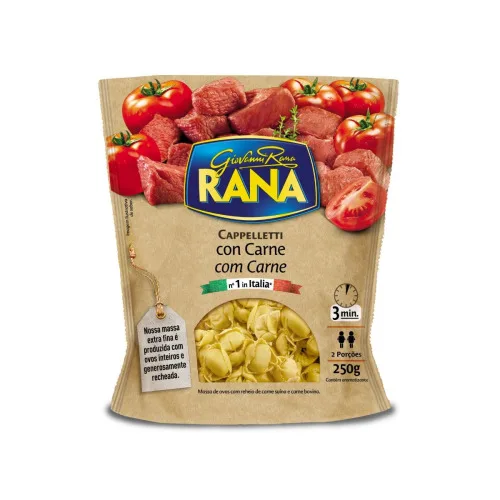 MASSA CAPELLETTI RANA DE CARNE - RANA