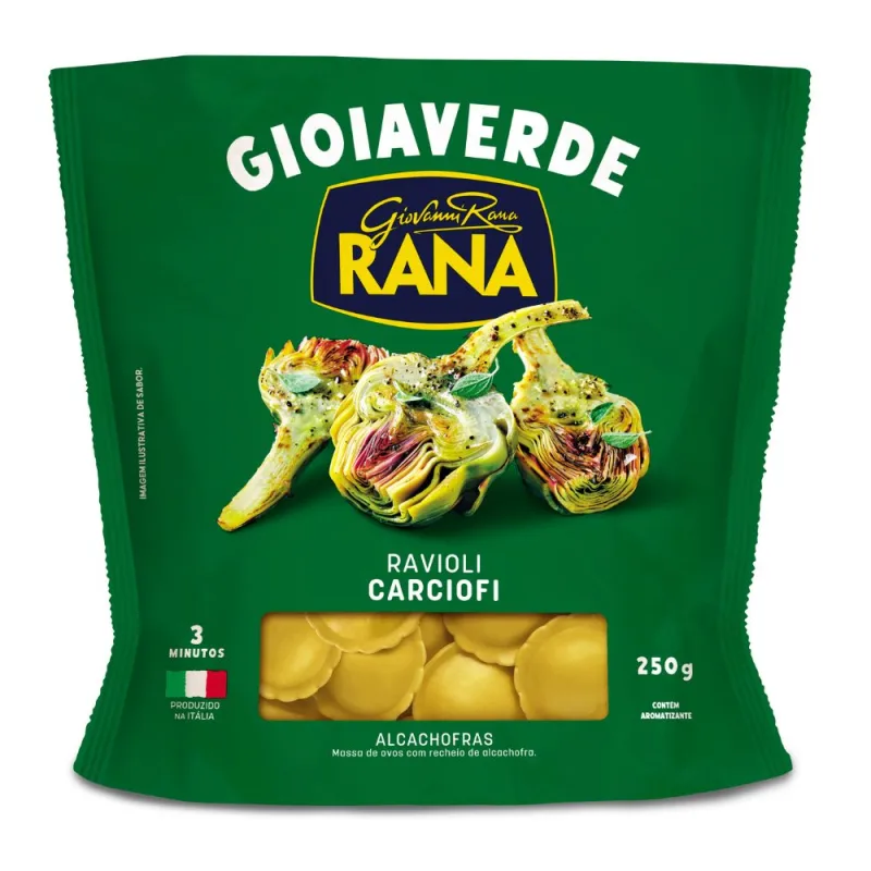 Ravioli Gioiaverde Alcachofra Rana 250g - Rana - Importados