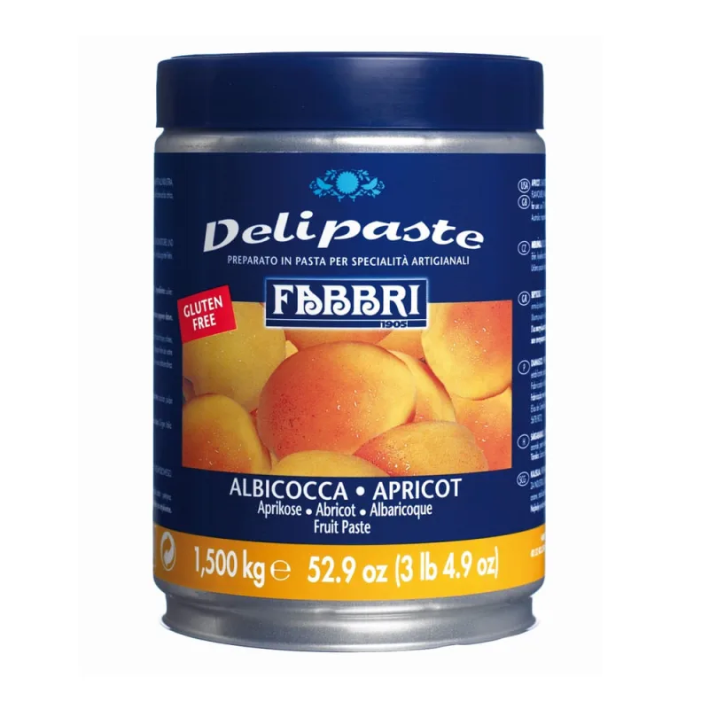 Delipaste Sabor Damasco 1,5kg Fabbri - Não Informado
