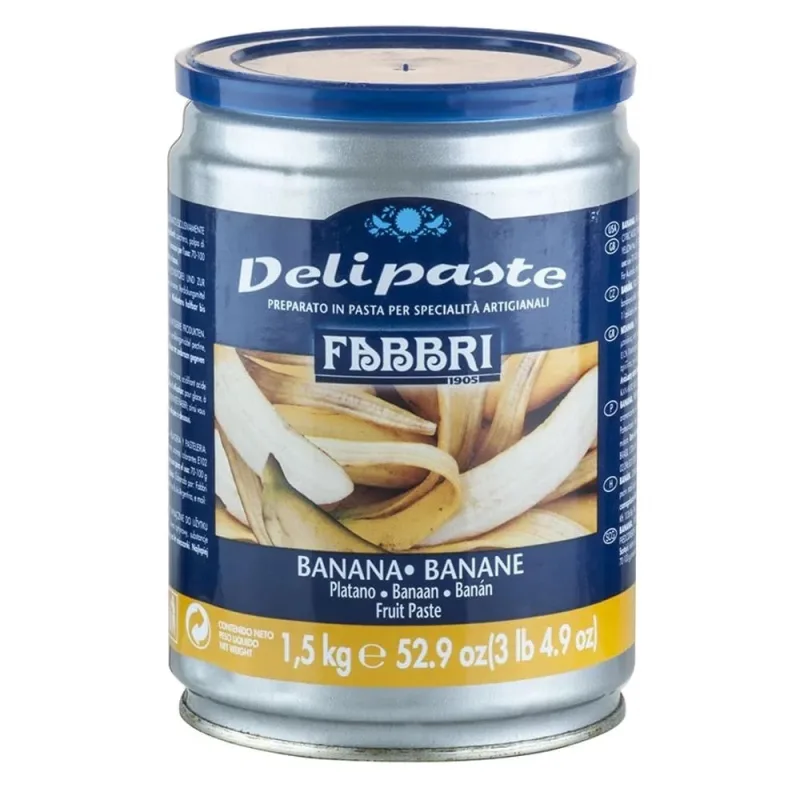 Delipaste Sabor Banana 1,5kg Fabbri - Não Informado - Mercearia
