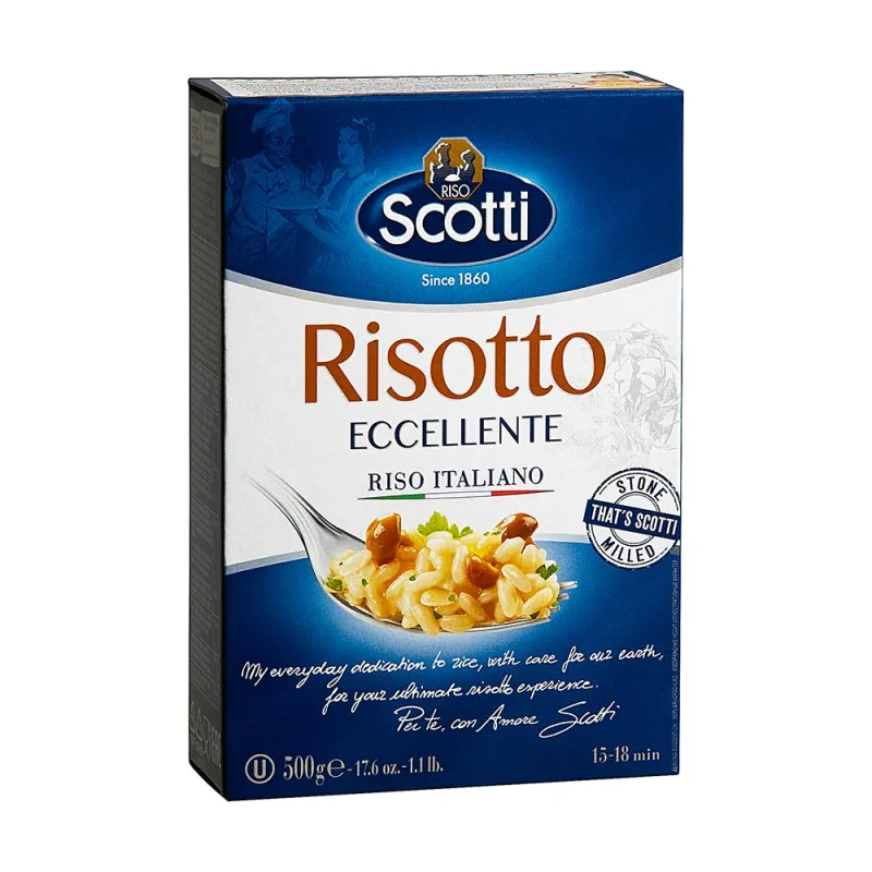 Arroz para Risoto Eccellente Riso Scotti 500g - Riso Scotti - Mercearia