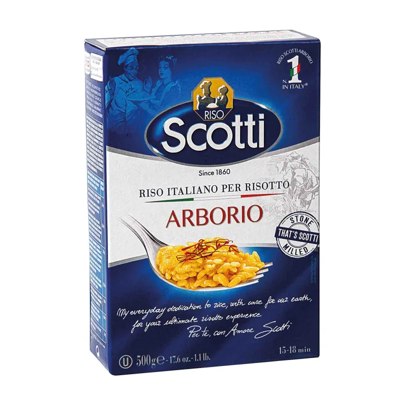 Arroz para Risoto Arborio Riso Scotti 500g - Riso Scotti - Mercearia