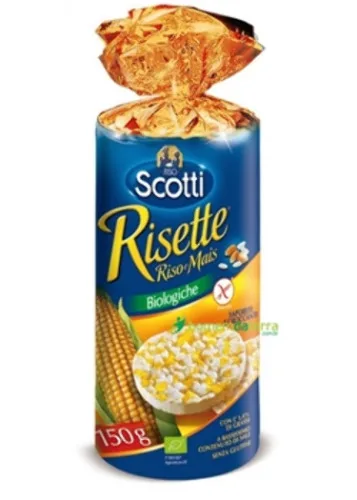 Biscoito De Arroz E Milho Riso Scotti 150g - RISO SCOTTI - Mercearia