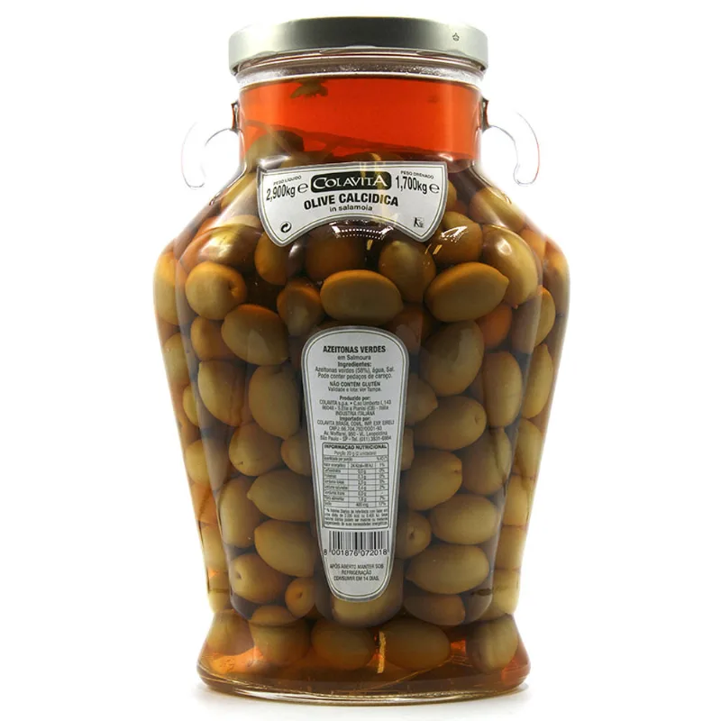 Azeitona Verde Em Salmoura Colavita 2,9KG