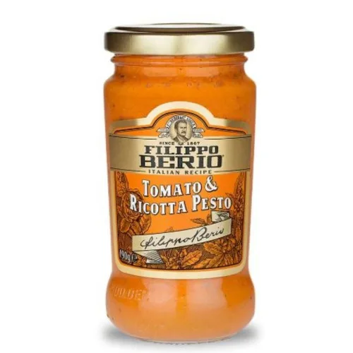 MOLHO PESTO TOMATE E RICOTA FILIPPO BERIO 190G - TOMATE