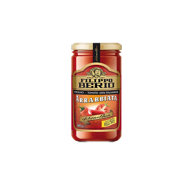 Molho Tomate Filippo Arrabiata 340g - Filippo Berio - Mercearia