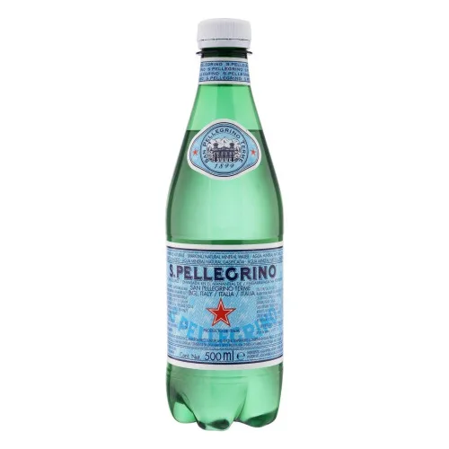ÁGUA MINERAL NATURAL COM GÁS S. PELLEGRINO GARRAFA 500ML - S. PELLEGRINO
