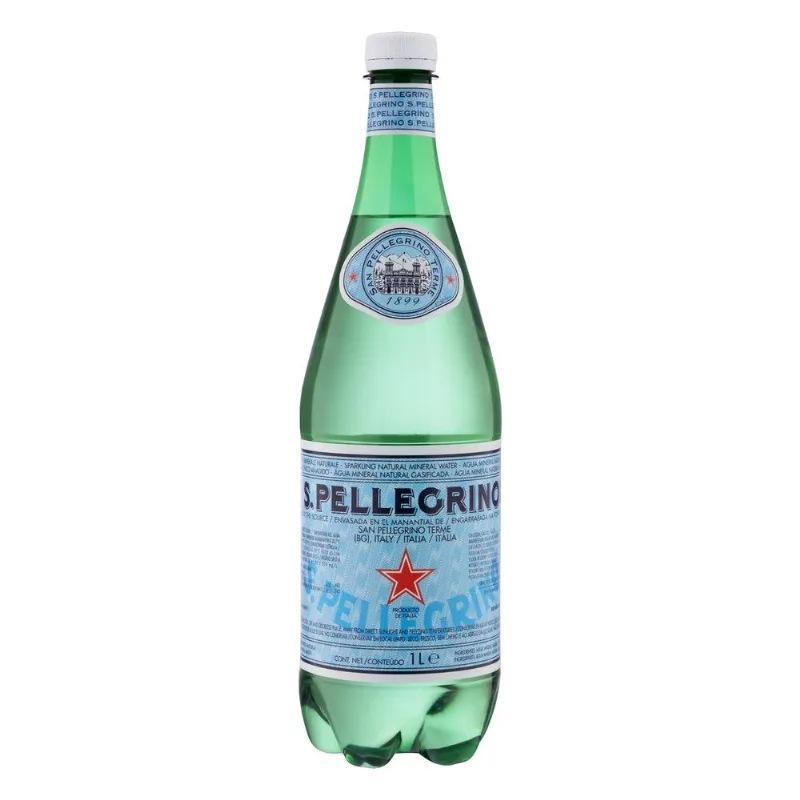 Água Mineral Natural com Gás S. Pellegrino Garrafa 1l