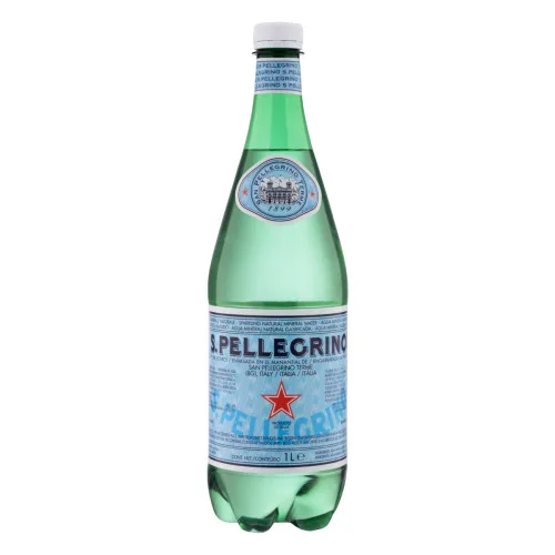 ÁGUA MINERAL NATURAL COM GÁS S. PELLEGRINO GARRAFA 1L - S. PELLEGRINO