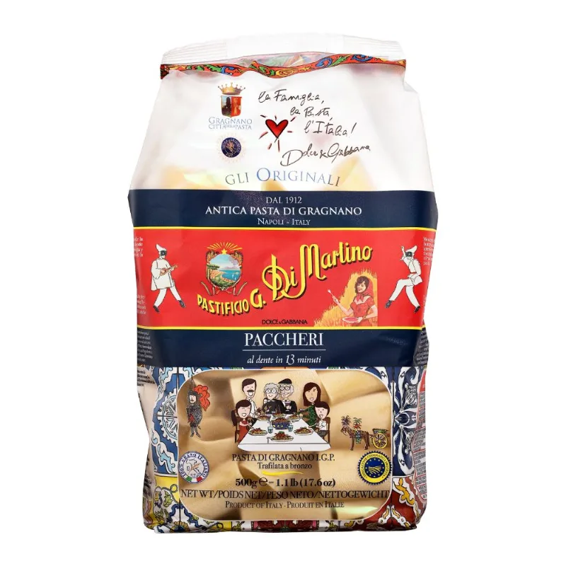 Macarrão Italiano Paccheri Di Martino 500g