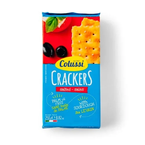Bisc.colussi 250g Cracker Salted - COLUSSI - Mercearia
