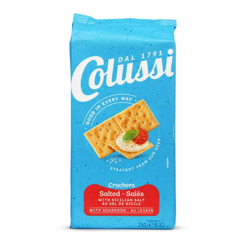 Biscoito Cracker Colussi Pacote 250 g Biscoito Cracker Colussi Pacote 250g