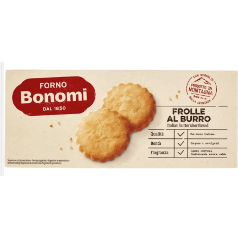 BISCOITO ITALIANO BONOMI FROLLE 150G- AMANTEIGADO