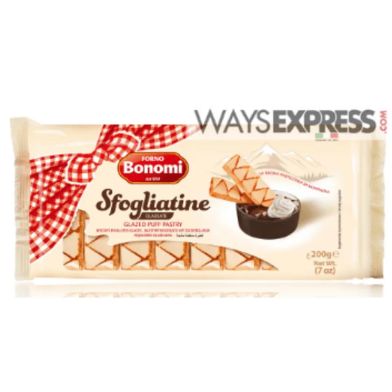 BISC ITAL BONOMI 200G BAUN/CHOC LADY FINGERS