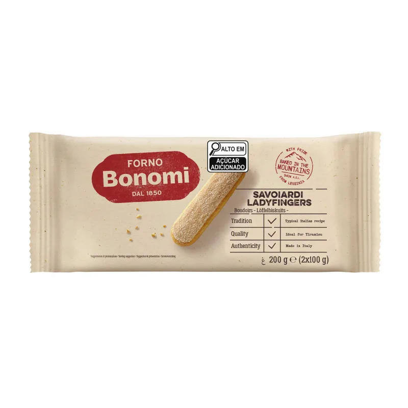 Biscoito Champagne Savoiardi Forno Bonomi 200g - Forno Bonomi - Mercearia