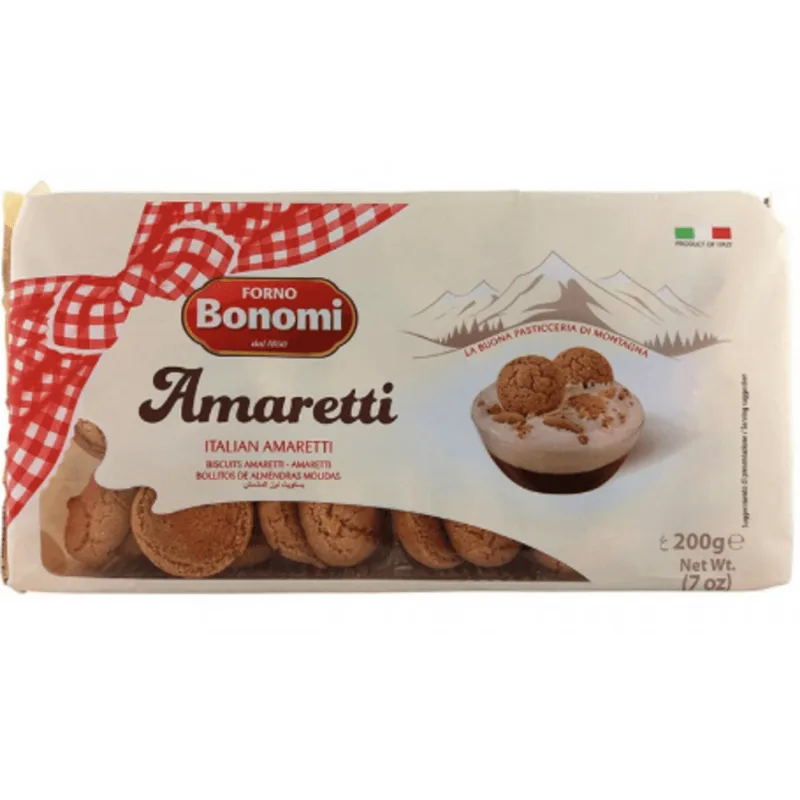 BISCOITO ITALIANO BONOMI 200G- AMARETTI
