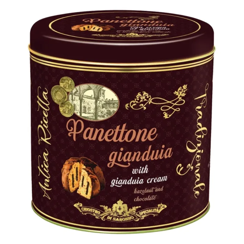 Panettone Italiano Lazzaroni Gianduia La Pastina 750g - GERAL - Natal
