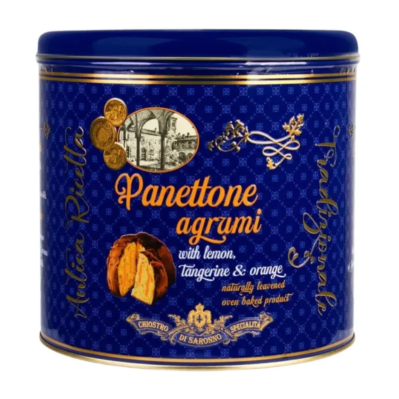 Panettone Italiano Frutas Cítricas Lazzaroni 750g - Lazzaroni - Natal