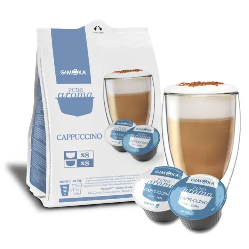 Cappucino Puro Aroma Gimoka 16 Capsulas - GIMOKA