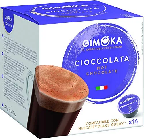 ACHOCOLATADO EM CÁPSULA CIOCCOLATA GIMOKA CAIXA 224G 16 UNIDADES - GIMOKA - Mercearia