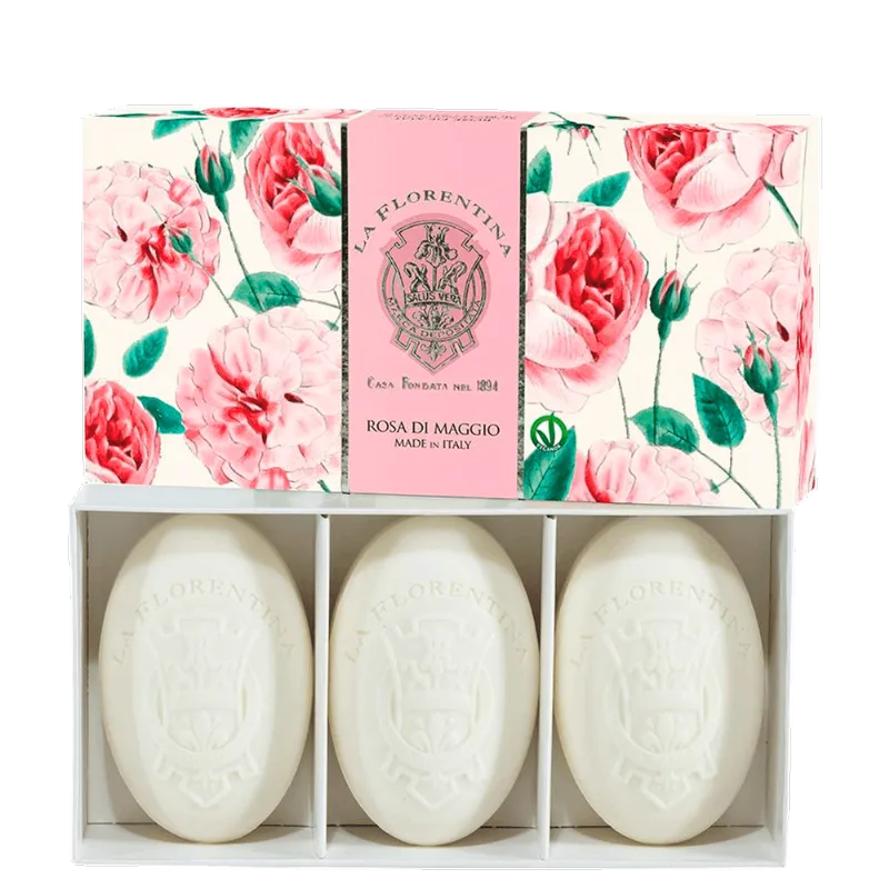 La Florentina Rosa Di Maggio - Sabonete Em Barra 3x150g