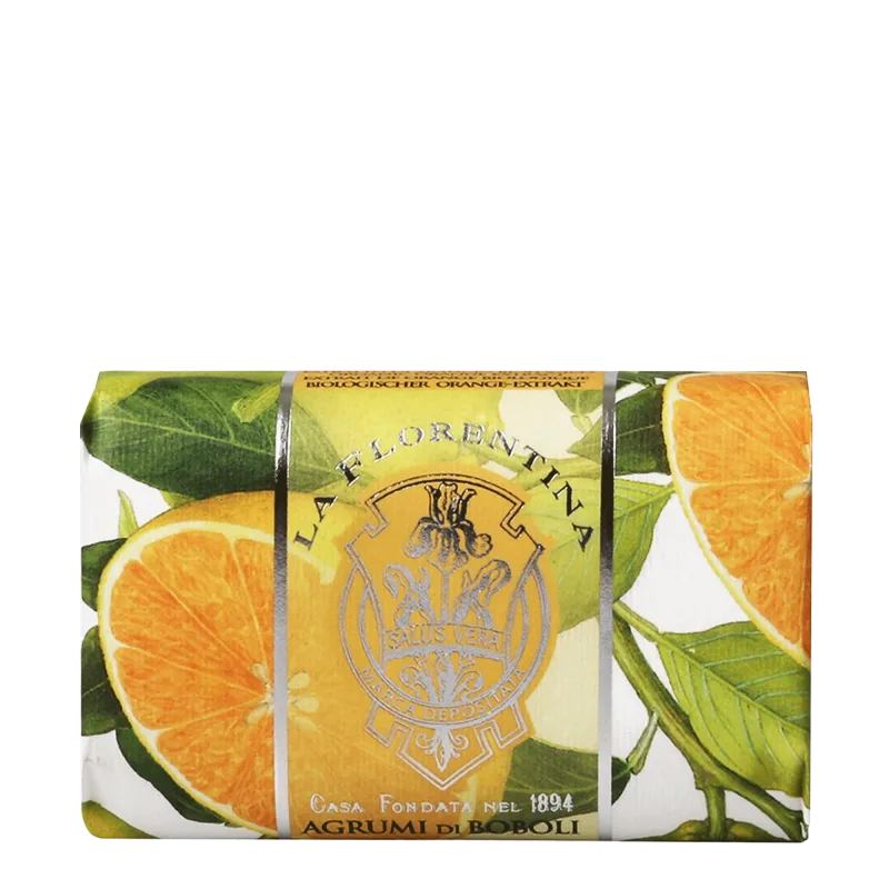 La Florentina Agrumi Di Boboli Citrus – Sabonete em Barra – 200g - La Florentina - Higiene Pessoal