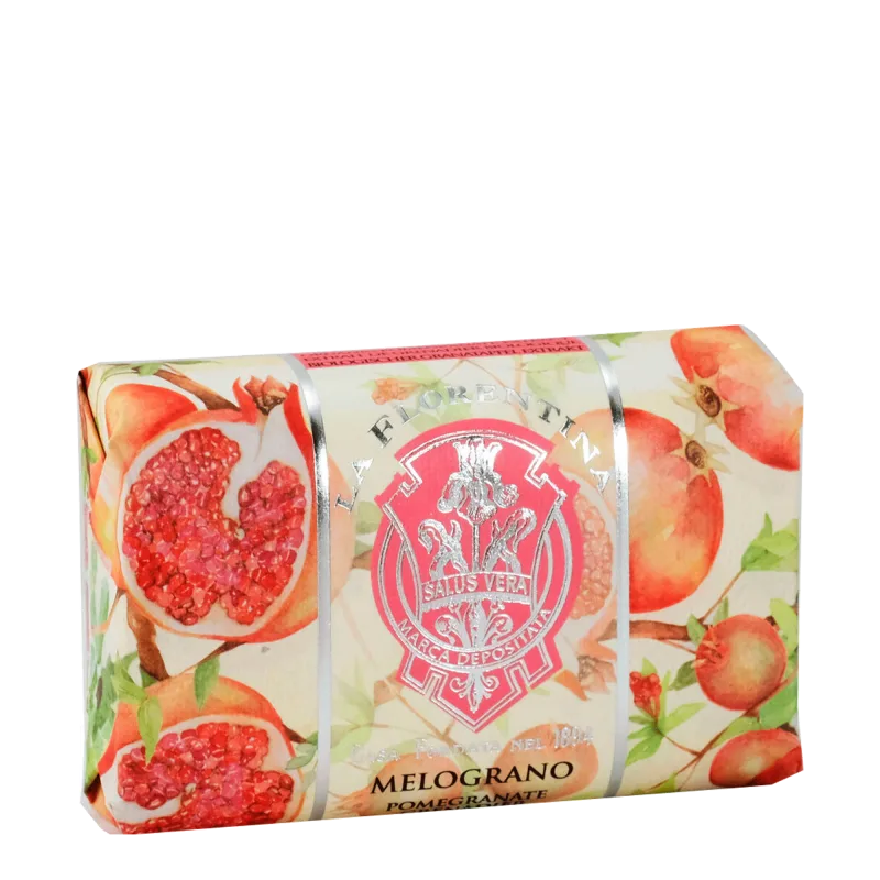 La Florentina Pomegranate – Sabonete em Barra – 200g - La Florentina - Higiene Pessoal