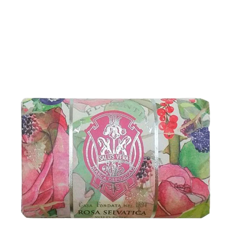 La Florentina - Rosa Selvatica - Sabonete em Barra 200g - La Florentina - Higiene Pessoal