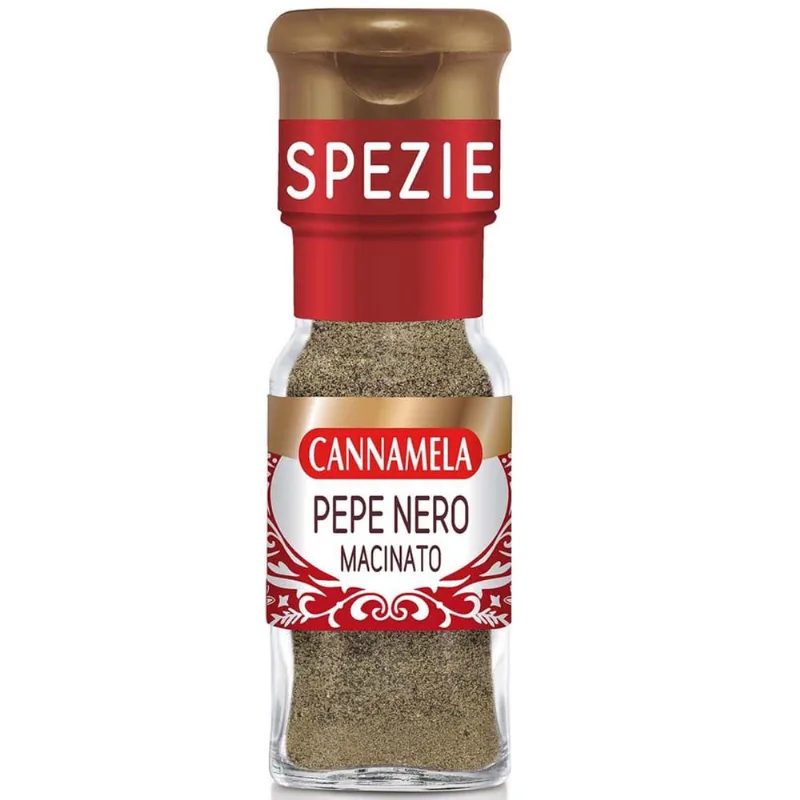 Pimenta Preta Em Pó Italiana Cannamela 28G