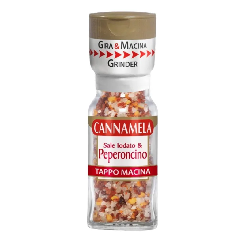Sal Iodado Com Pimenta Calabresa Italiana Cannamela 48g - Não Informado - Mercearia