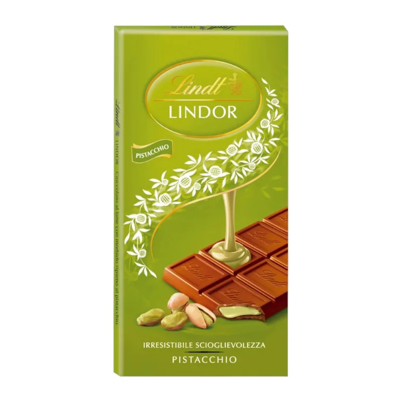 Chocolate ao Leite Pistache Lindt Lindor 100g