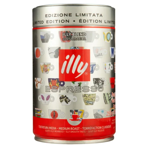 CAFÉ TORRADO E MOÍDO EM PÓ ESPRESSO ILLY LATA 250G - ILLY