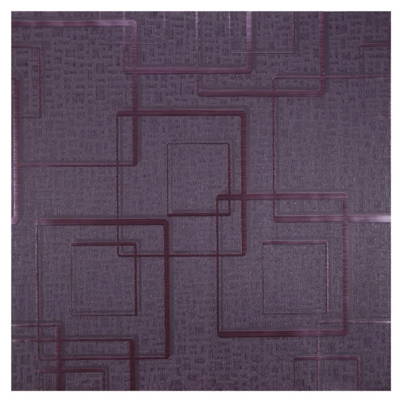 Papel De Parede Vinil Geométrico Roxo 0.50x10mt Sugestões