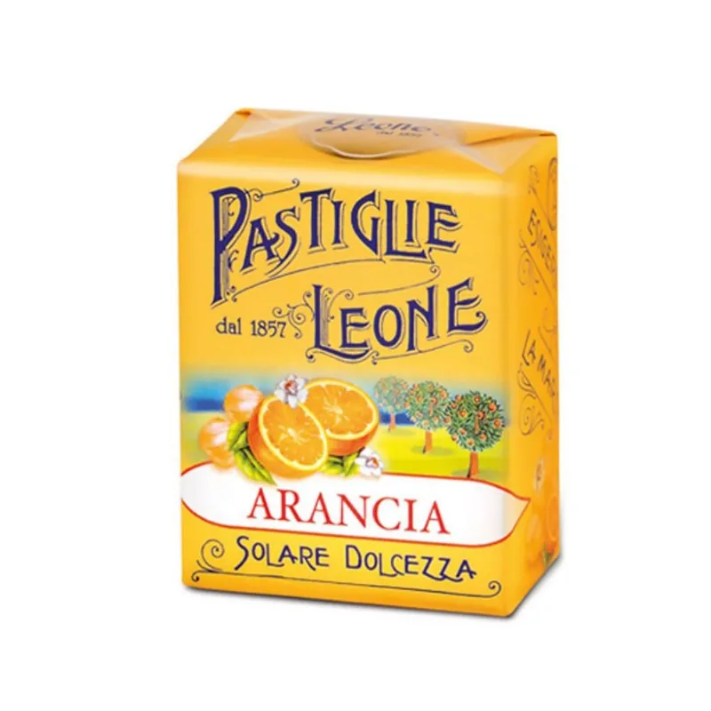 Bala de Laranja Vegana Leone 30g