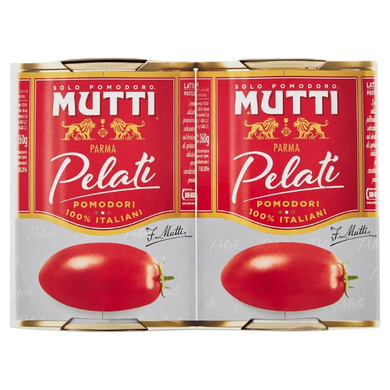 Tomates Pelados Int Mutti 2x400g