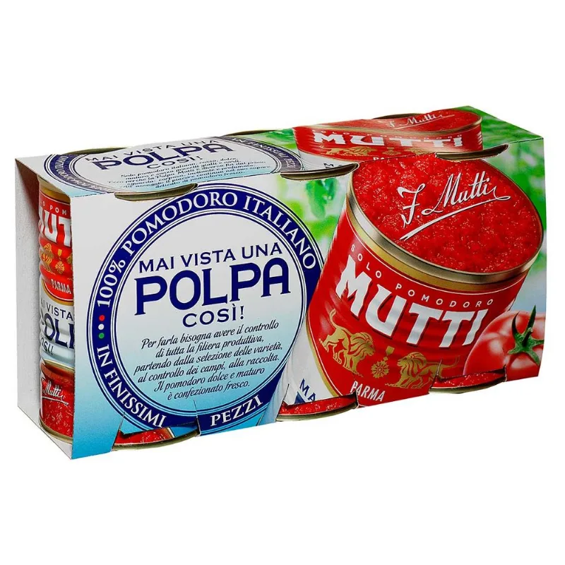 Polpa de Tomate Mutti 3x400g
