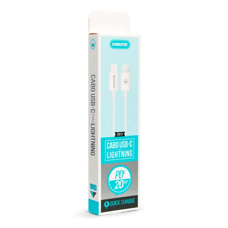 Cabo Lightning Ican Tipo C Unidade Cabo Lightning Tipo C Ican Unidade