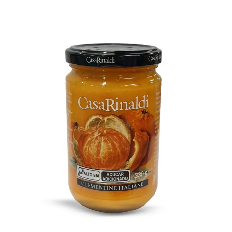 Geleia Italiana Casa Rinaldi Tangerina Vidro 330g