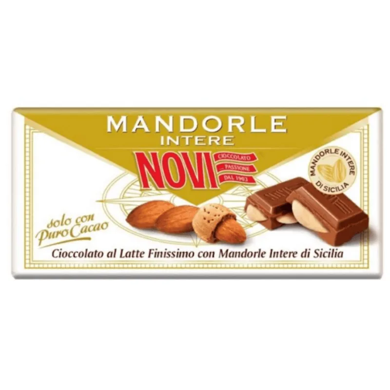 Chocolate Italiano Ao Leite Com Avelã Inteira Novi 100g