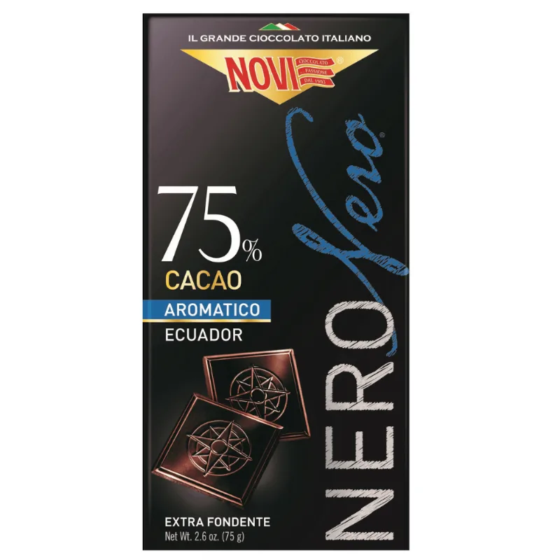 Chocolate Novi Nero 75% Ecuador 75g