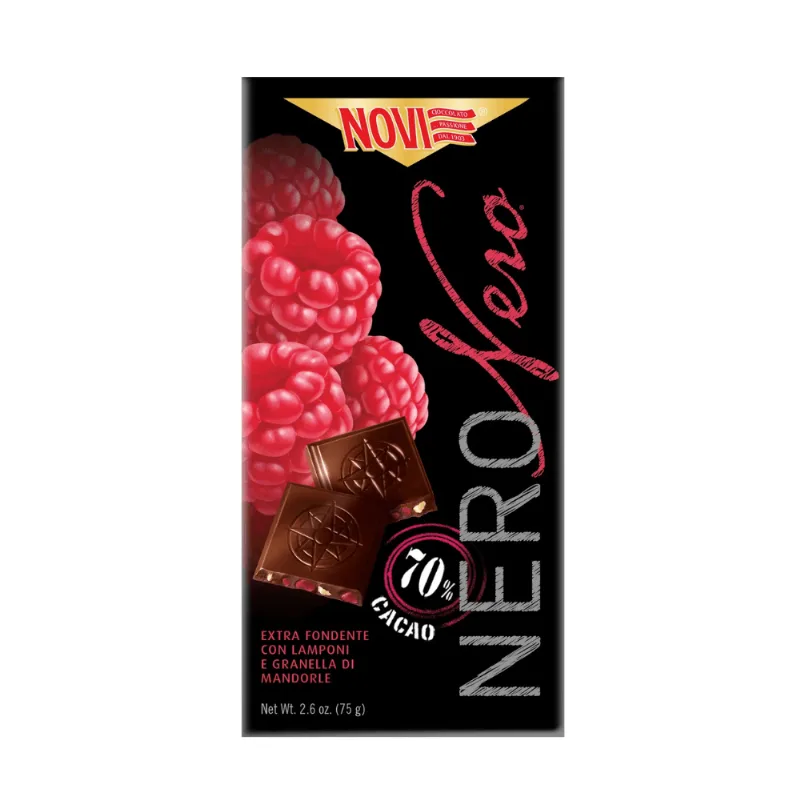 Chocolate Novi 75g Nero 70% Framboesa