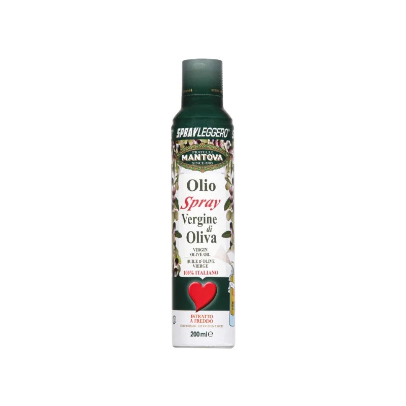 Azeite de Oliva Italiano Mantova Extravirgem Spray 200ml - Fratelli Mantova - Mercearia