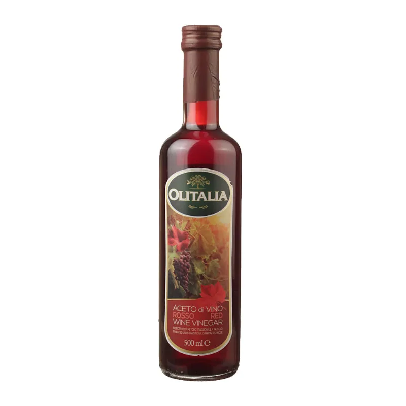 Vinagre de Vinho Tinto Olitalia 500ml