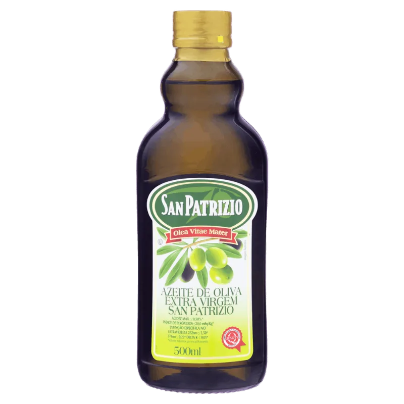 Azeite de Oliva Extra Virgem Italiano San Patrizio Vidro 500ml