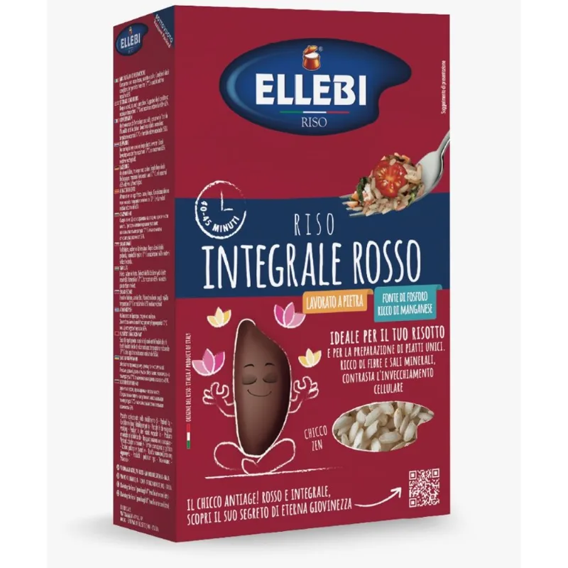 Arroz Integral Ellebi Vermelho 1kg