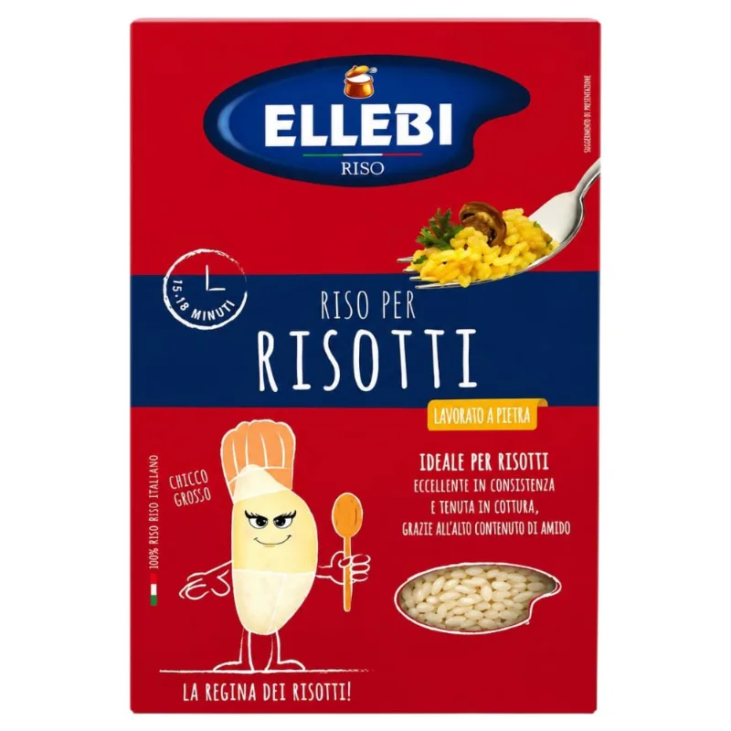 Arroz Italiano para Risoto Ellebi 1kg