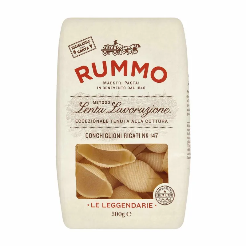 Massa Conchiglioni Rigati nº147 Rummo 500g