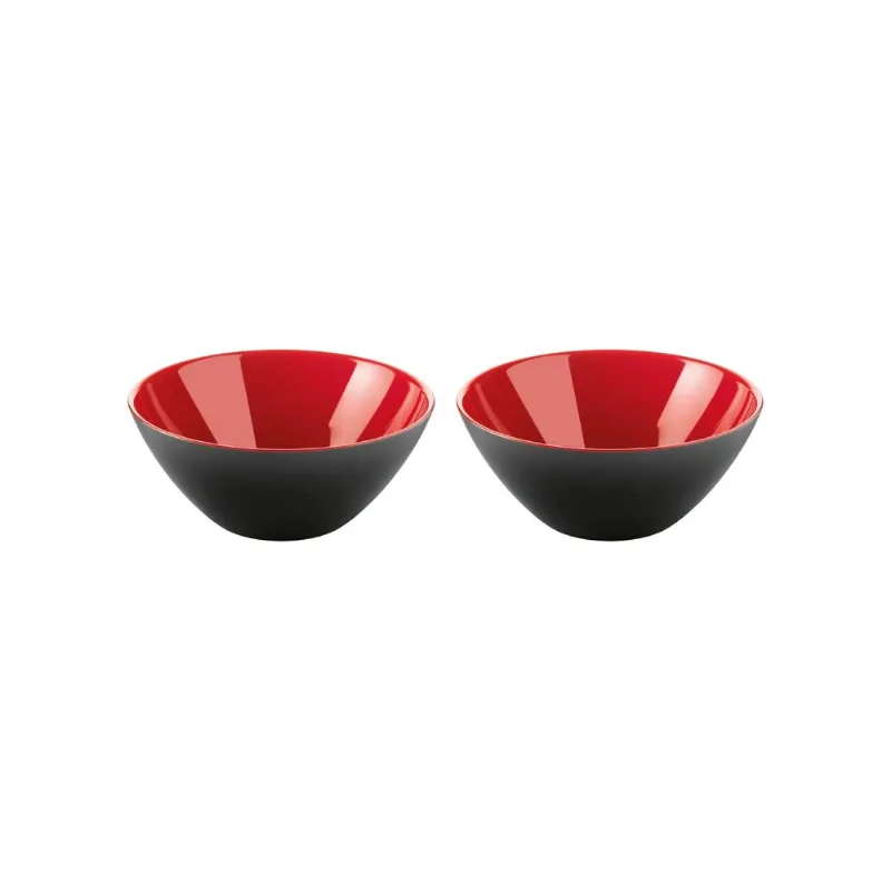 Bowl em Acrílico 2 Peças 12cm Preto