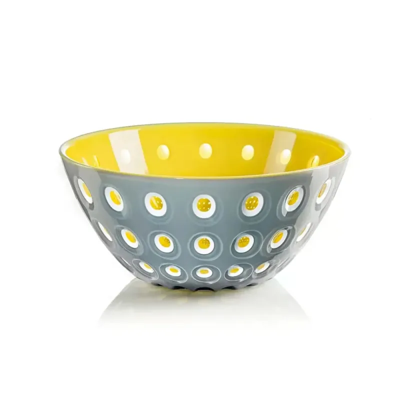 TIGELA BOWL GUZZINI 20CM EM ACRILICO LE MURRINE AMARELO/CINZA 279420141 - Guzzini