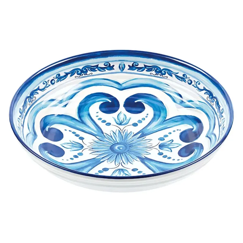 PRATO DE SOPA GUZZINI EM MELAMINA 21,5CM AZUL 28191052 - Guzzini